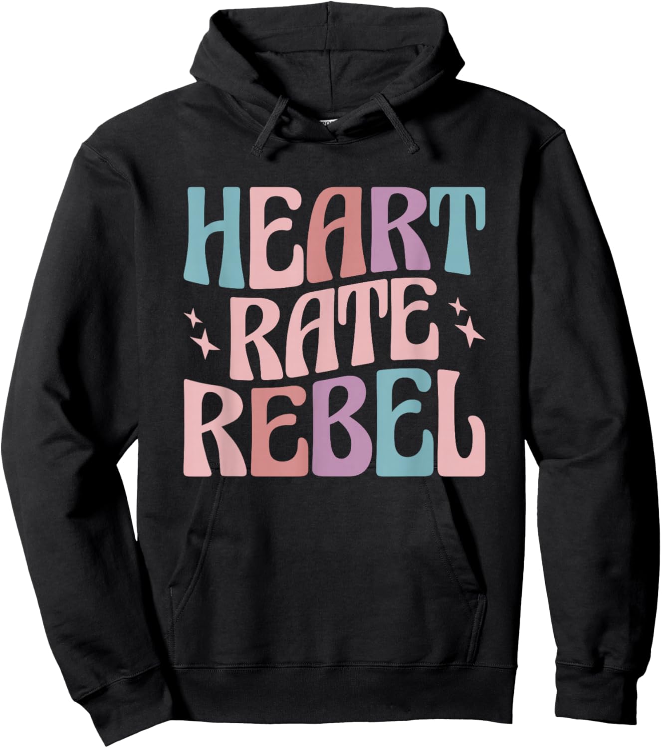 POTS Syndrome Gifts Dysautonomia Awareness Month POTS Syndrome Heart Rate Rebel Awareness , -Kids, Black, Small Hoodie - Hoodie | Black