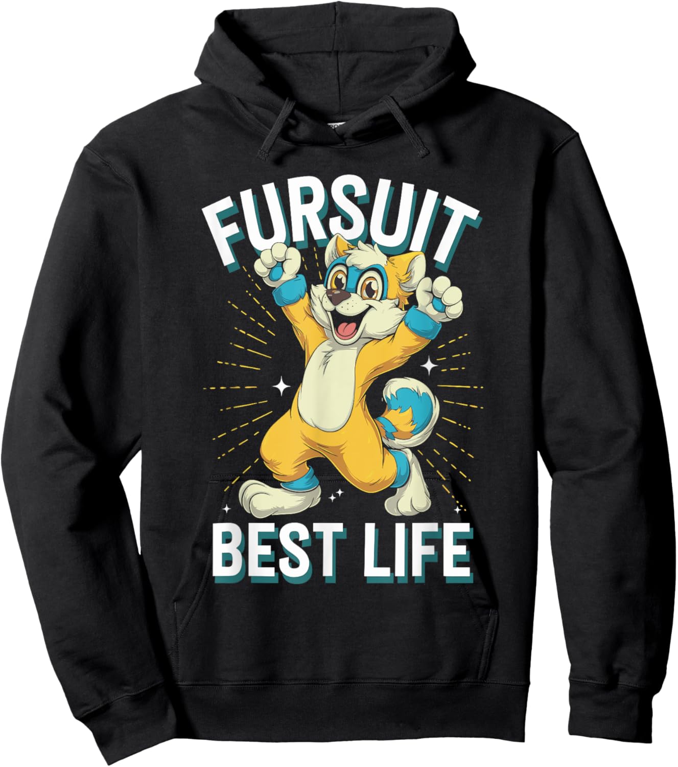 Furry Fandom Fursuit Maker Cosplay Fun Furry Convention Hoodie - Hoodie | Black
