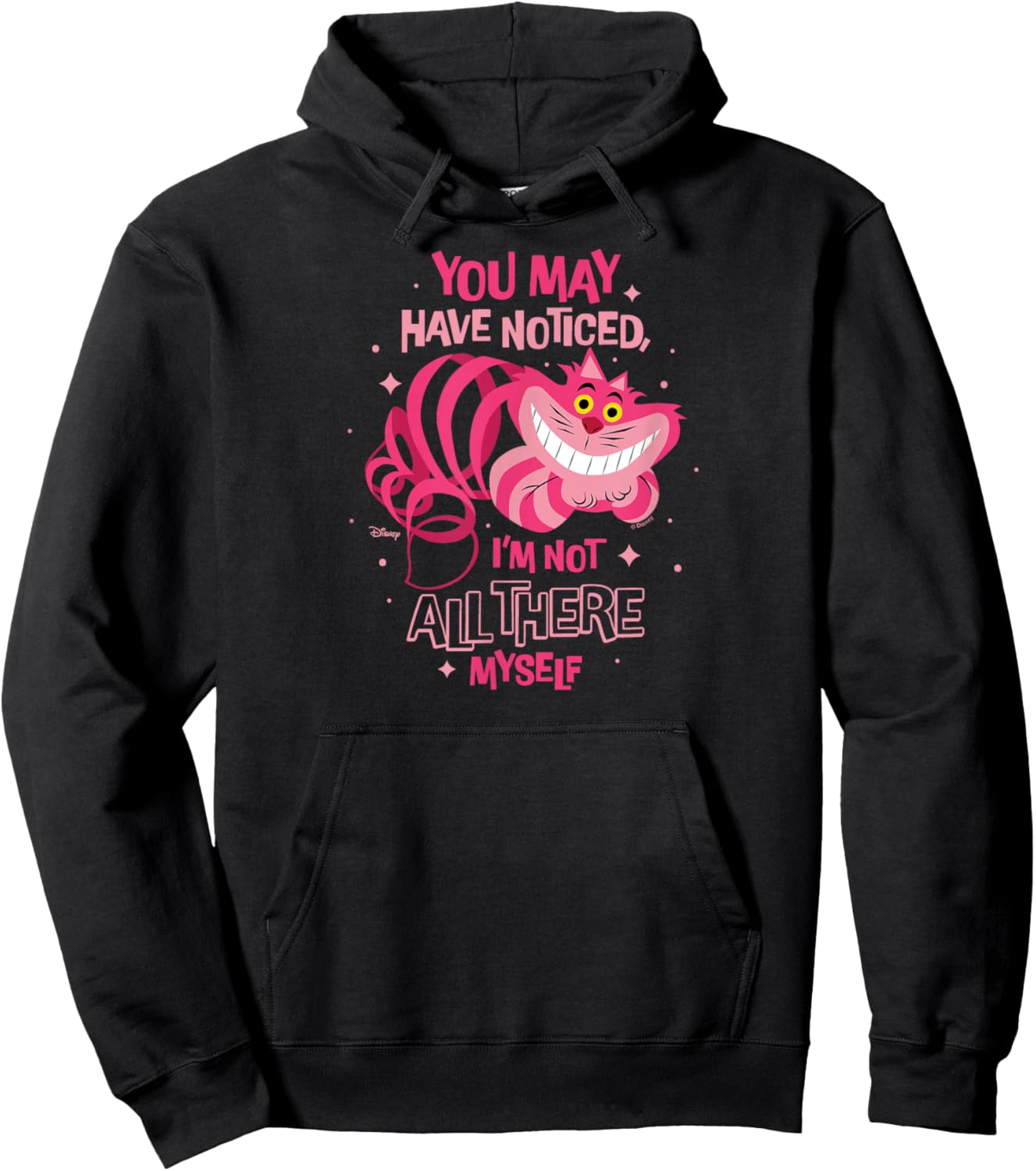 Alice in Wonderland - Cheshire Cat Not All There Myself Hoodie - Hoodie | Black