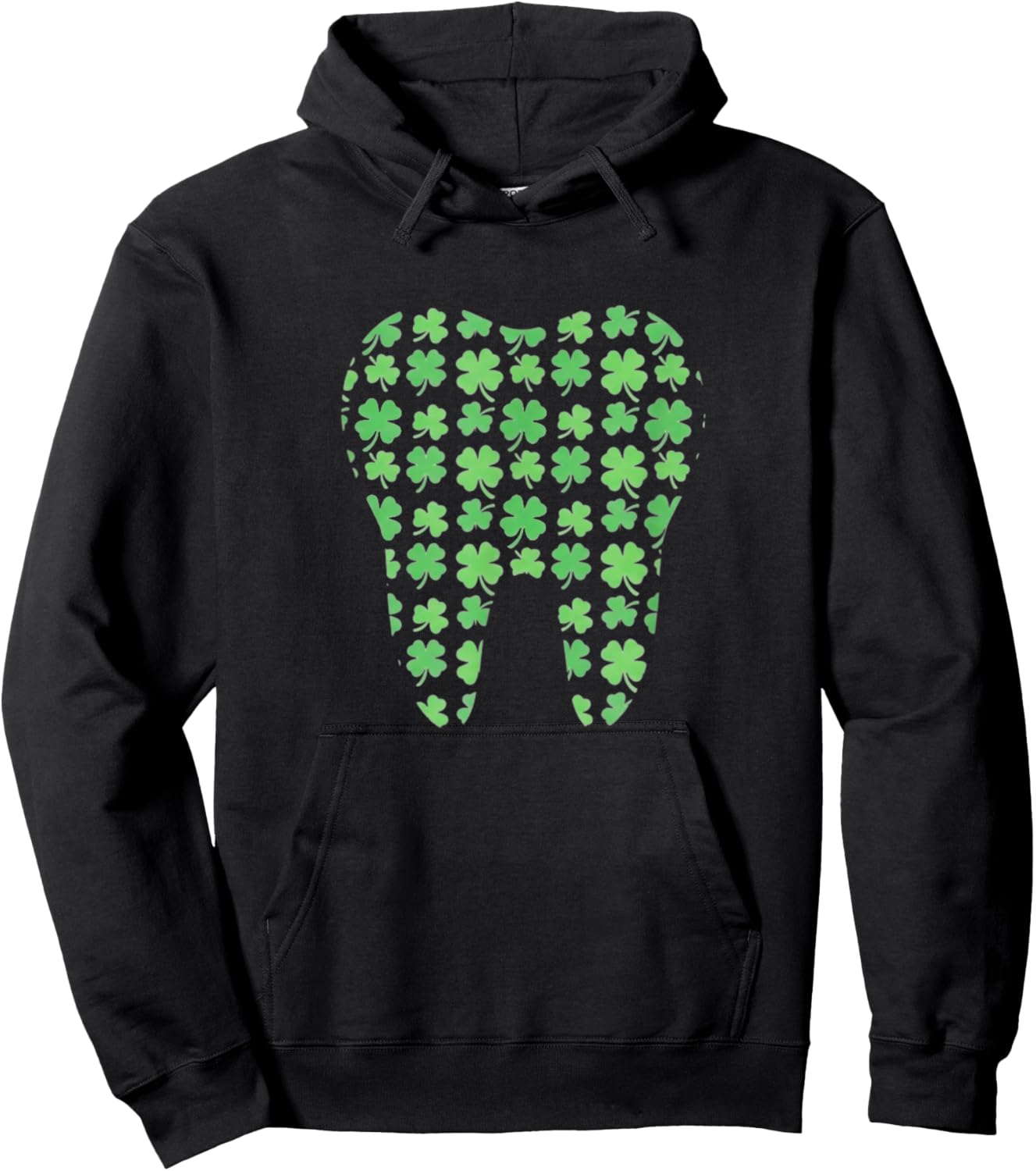 St Patricks Day Dentist Tooth Saint Pattys Dental Women Men Hoodie - Hoodie | Black
