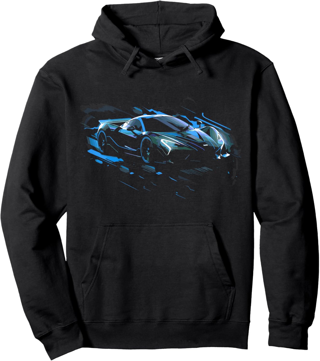 Kids Supercar Sports Car Exotic Luxury Hypercar Concept Car Hoodie - Hoodie | Black