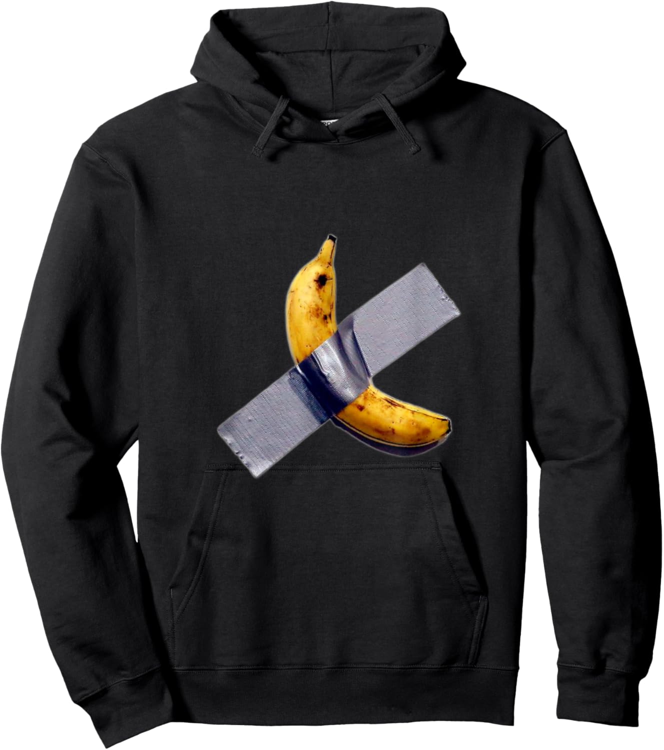 Duct Taped Banana Hoodie - Hoodie | Black