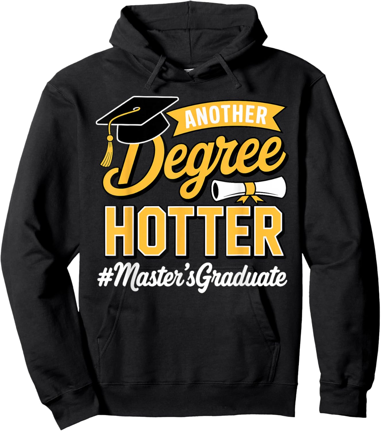 Masters Degree Graduation Art Women Masters Degree Hoodie - Hoodie | Black