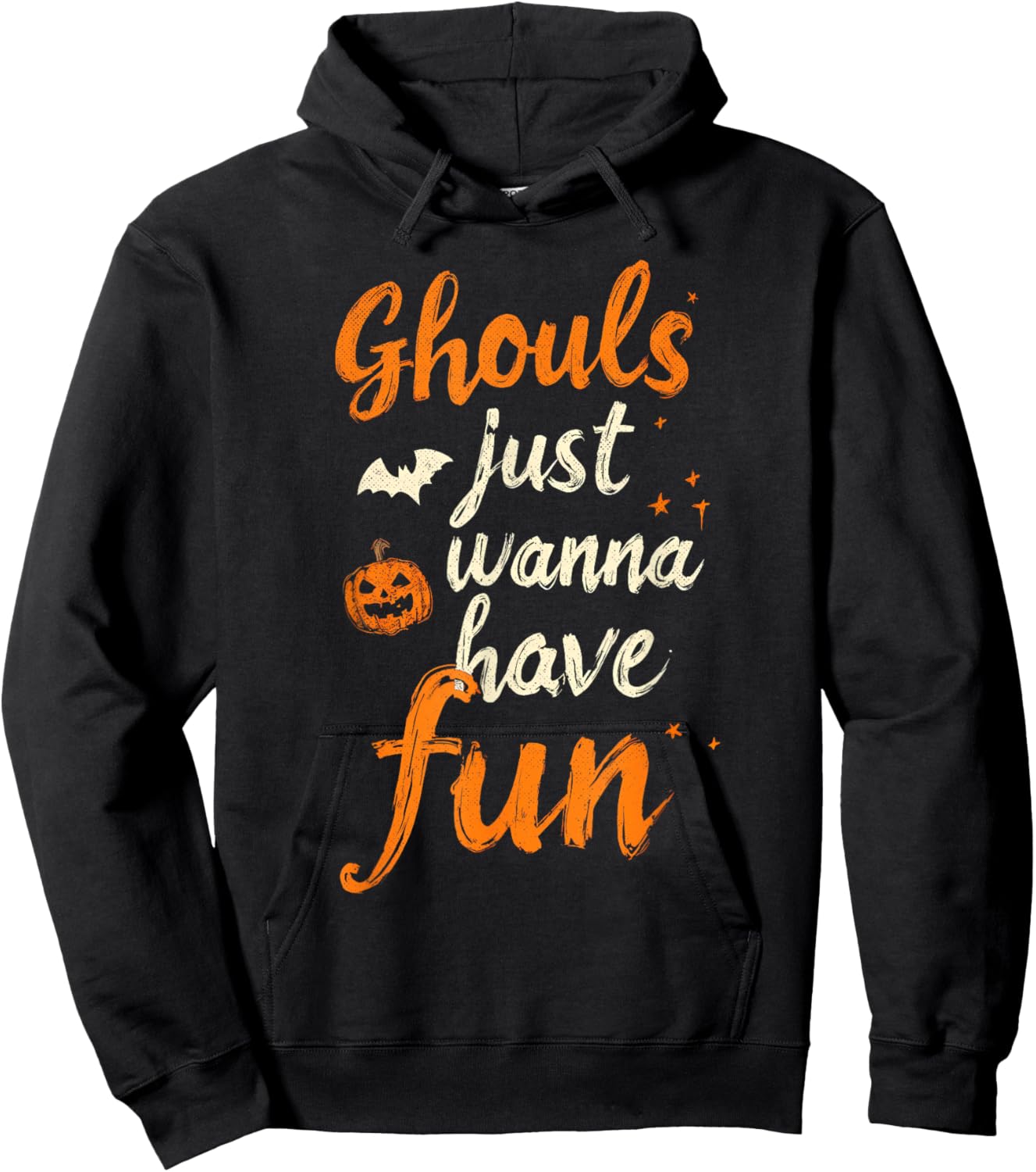 Funny Ghouls Just Wanna Have Fun Hoodie - Hoodie | Black