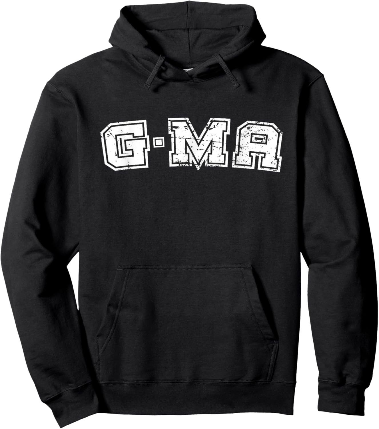 Classic G-Ma Varsity College Style Graphic Mother's Day GMa Hoodie - Hoodie | Black