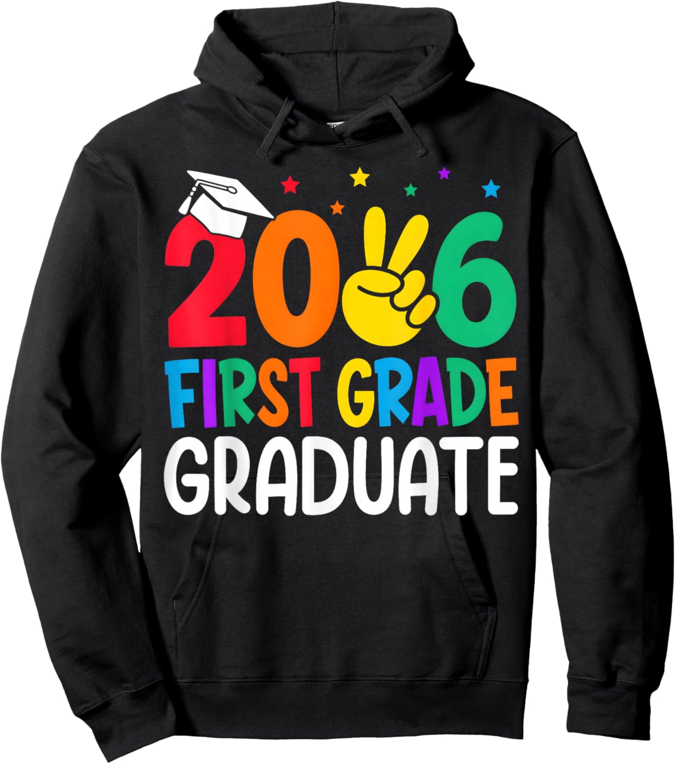 First Grade Graduation 2026 1st Grade Graduate Boys Girls Hoodie - Hoodie | Black