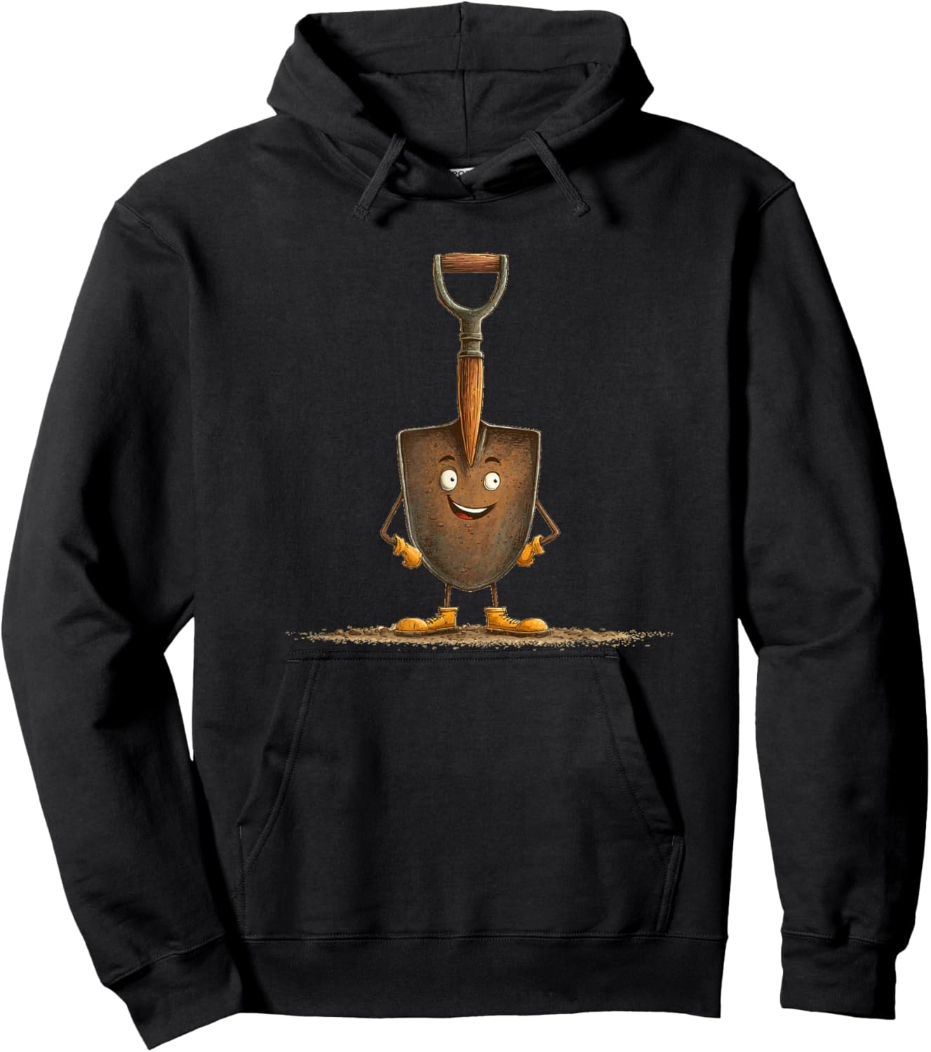 Funny Looking Shovel Costume for Boys and Girls Hoodie - Hoodie | Black