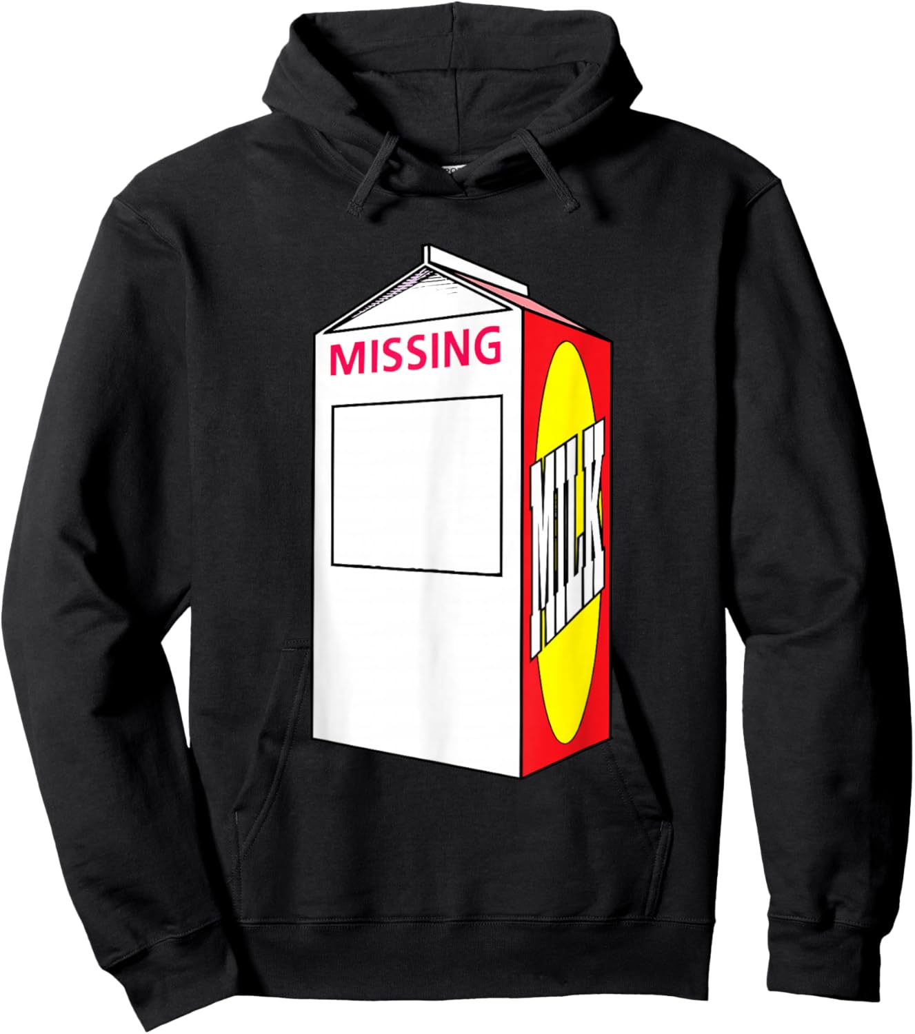Missing Person milk Carton Hoodie - Hoodie | Black