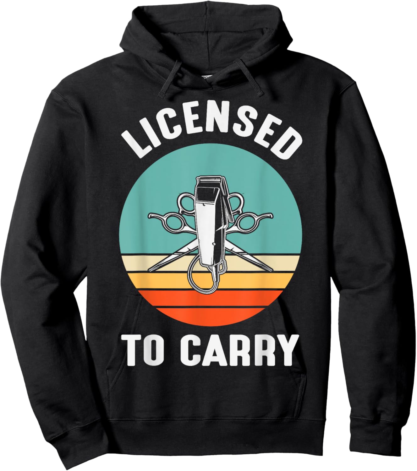 Barber Designs Dad Funny Hairdressing Hair Stylists Hoodie - Hoodie | Black
