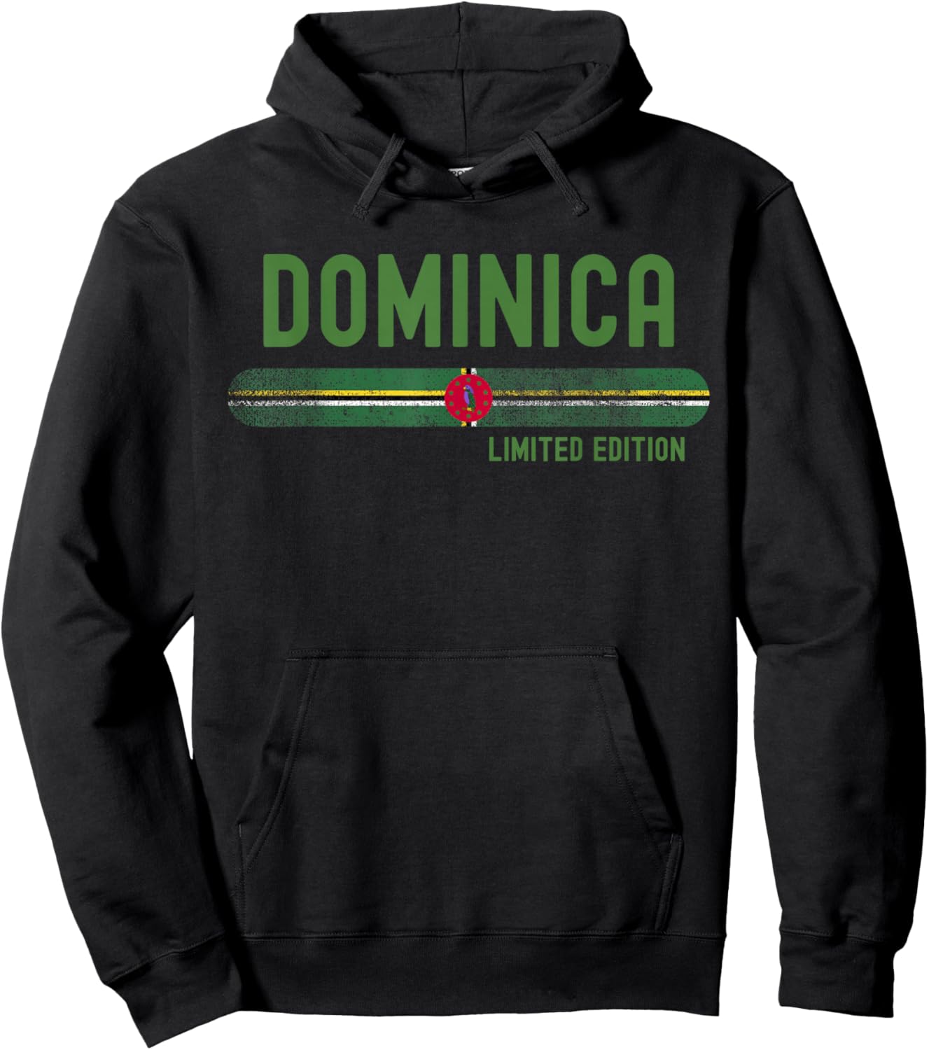 Dominica Flag | Men Women Kids | Patriotic Dominican Hoodie - Hoodie | Black