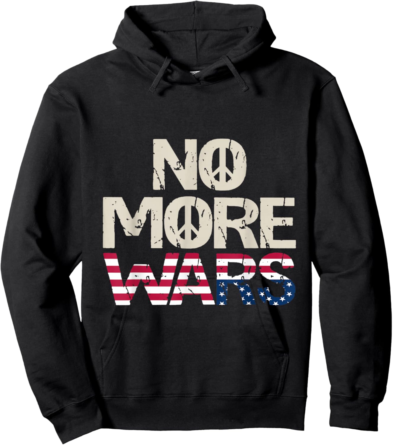 No More War Hoodie - Hoodie | Black