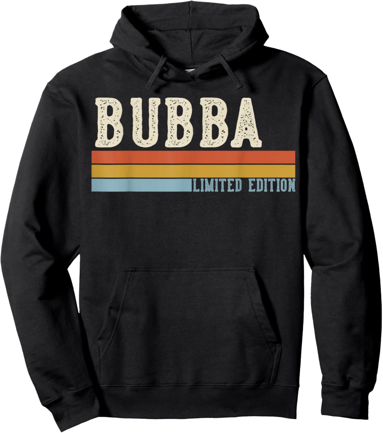 Bubba Vintage Grandpa Retro Fathers Day Hoodie - Hoodie | Black