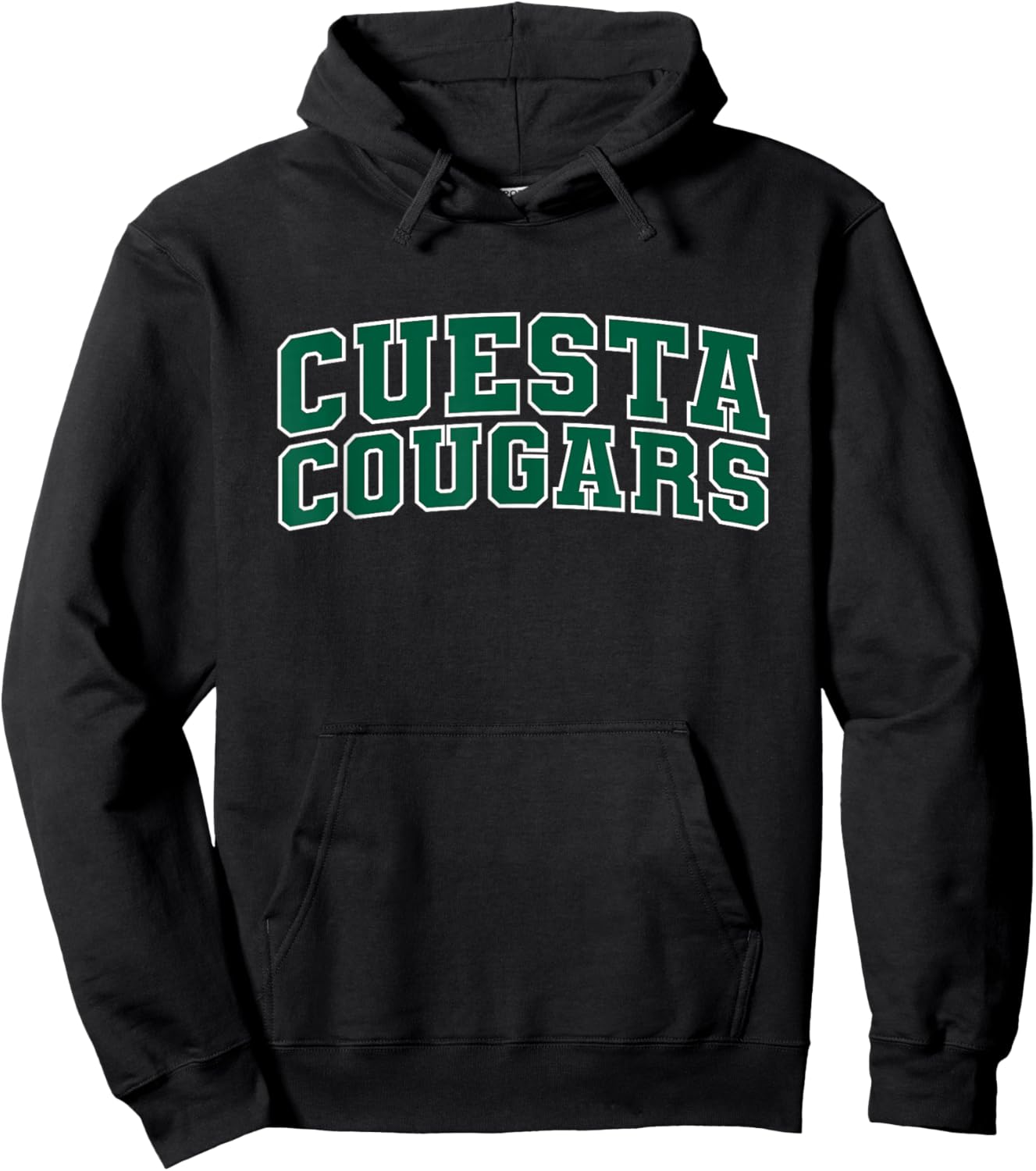 Cuesta College Cougars Apparel Sports Fan Hoodie - Hoodie | Black