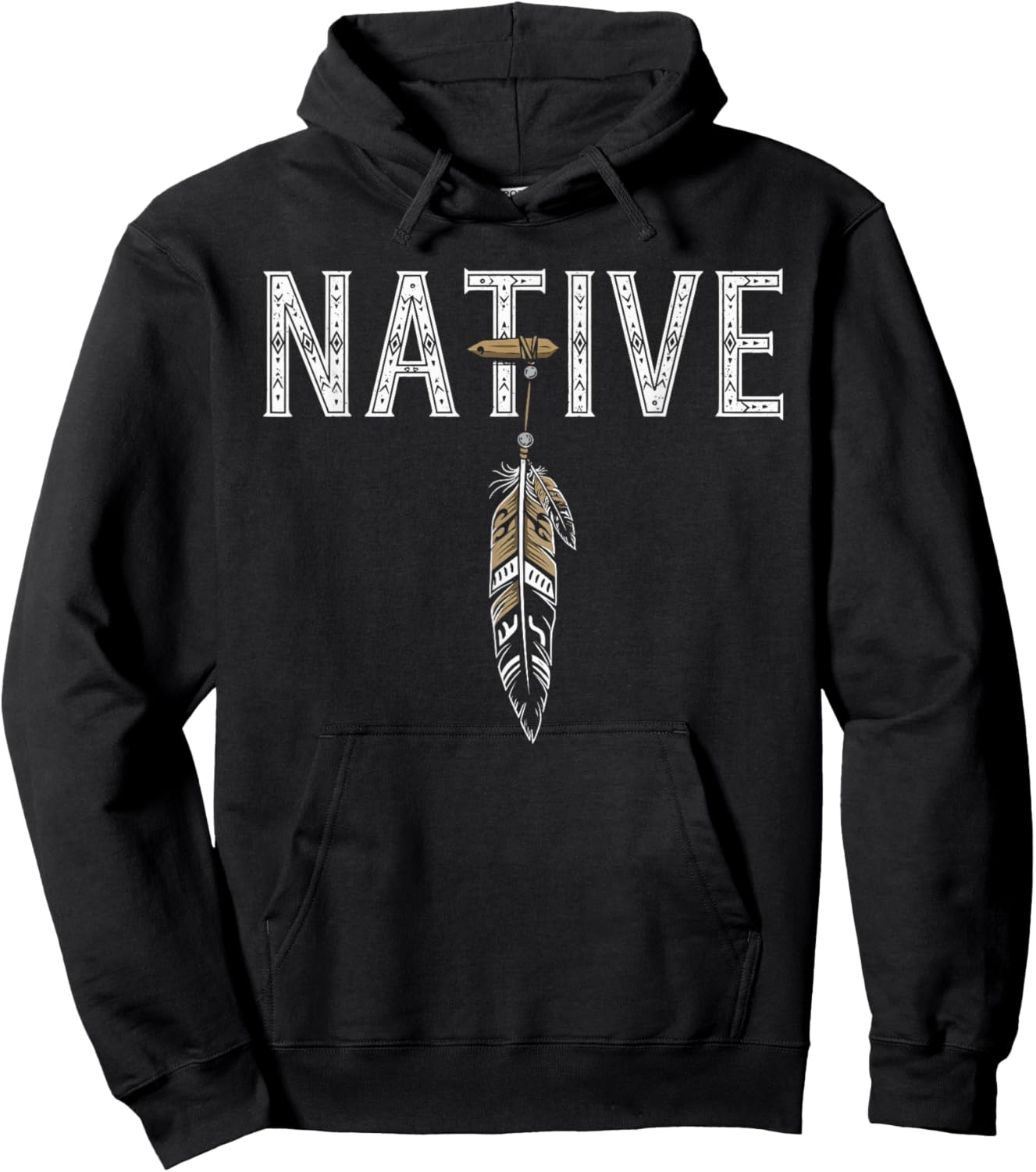 Native Indian American Day Pride Indigenous Native American Hoodie - Hoodie | Black