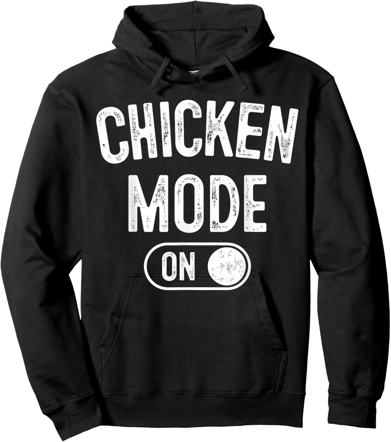 Chicken Mode On Costume Funny Farmer Gift Farm Animal Lover Hoodie - Hoodie | Black