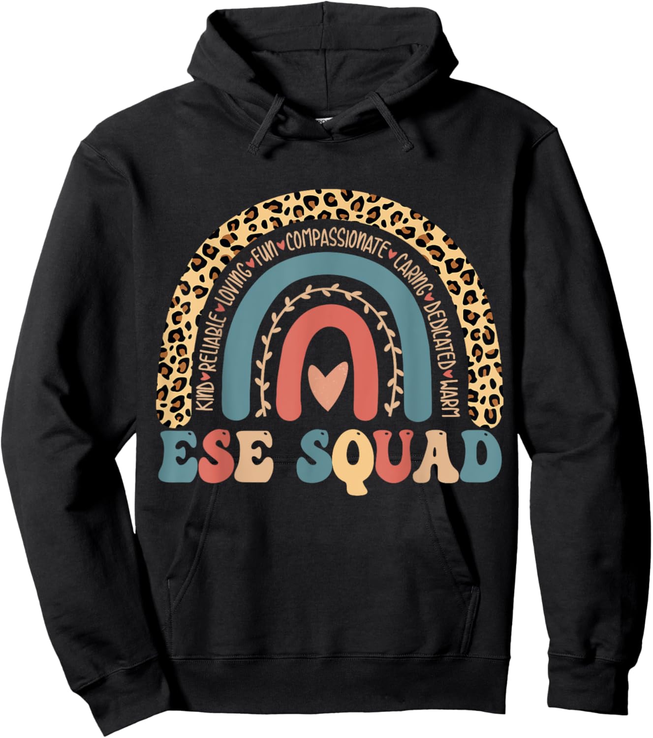 ESE Exceptional Student Education Teacher Cute Women Hoodie - Hoodie | Black