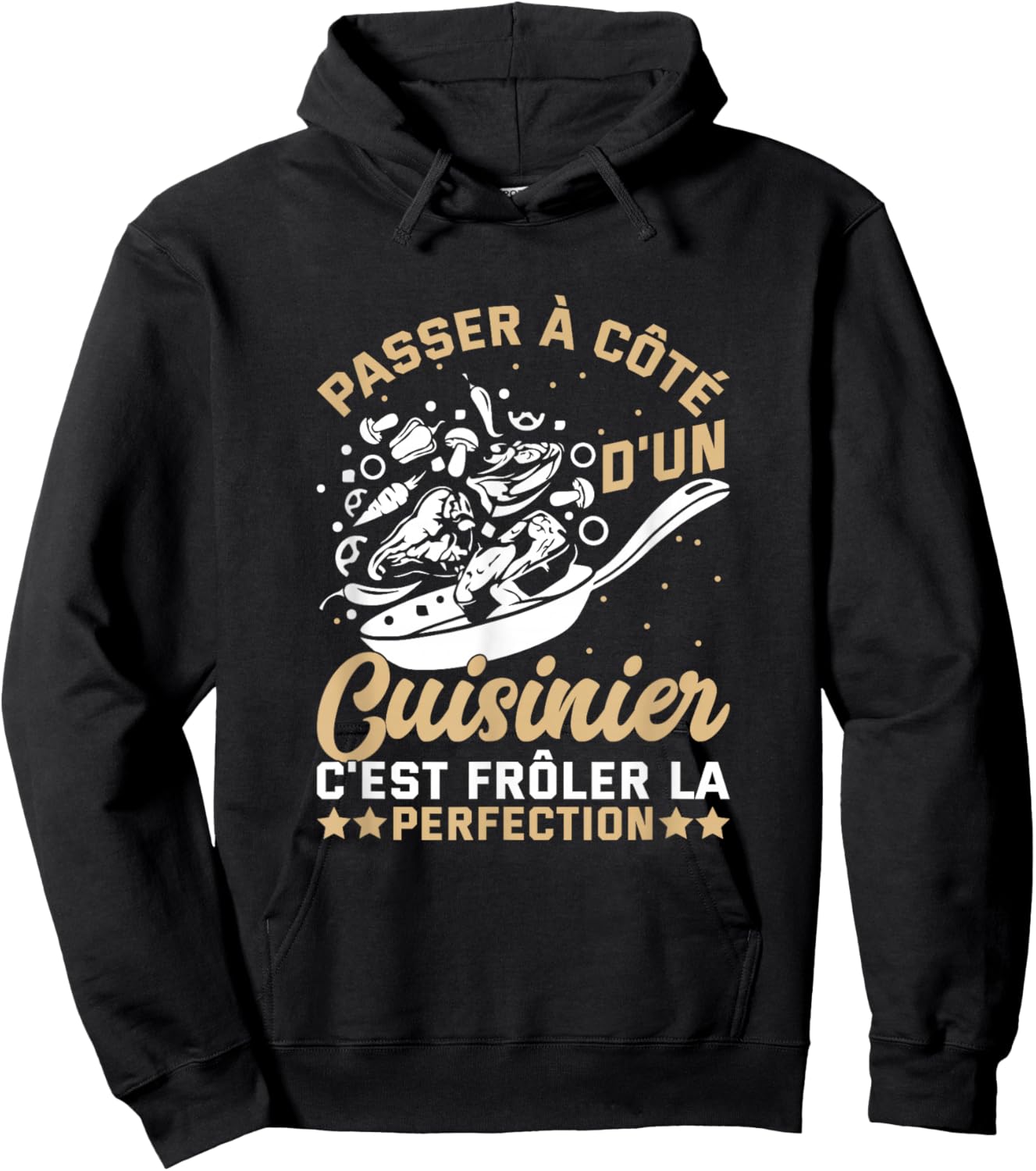 Funny Gift Kitchen Fan Chef Chef Funny Man Hoodie - Hoodie | Black