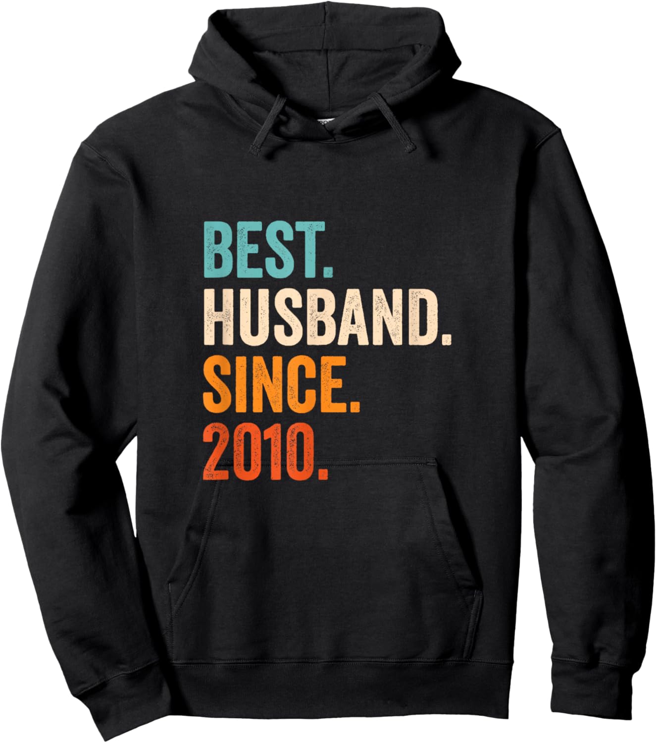 Best Husband Since 2010 | 15 Anniversary Wedding 15 Years Hoodie - Hoodie | Black