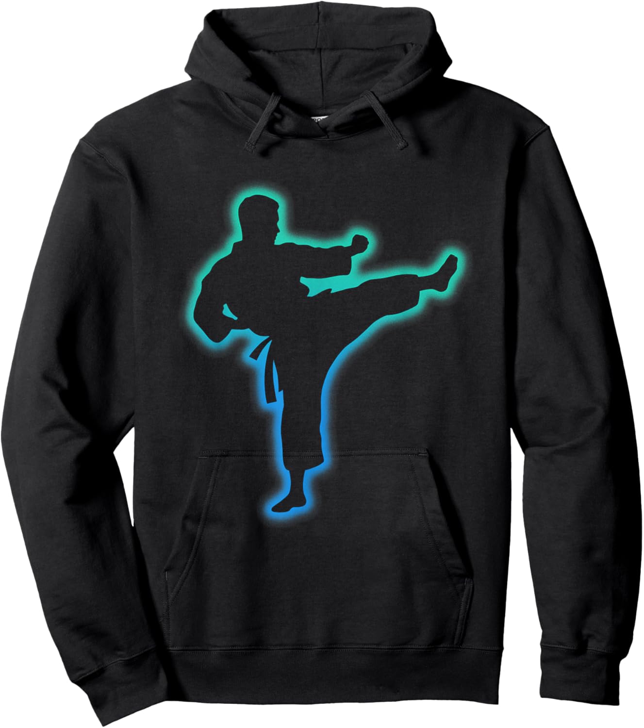 Taekwondo Apparel Martial Arts Shirt Kids Men Boys Karate Hoodie - Hoodie | Black