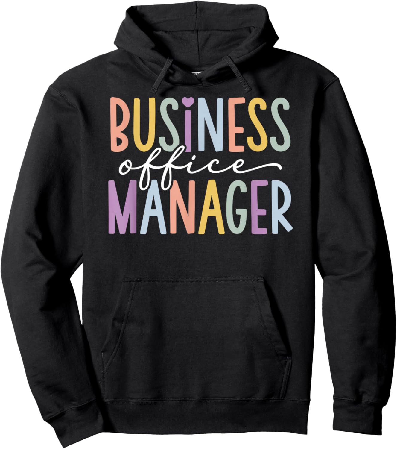 Business Office Manager Office Management Hoodie - Hoodie | Black