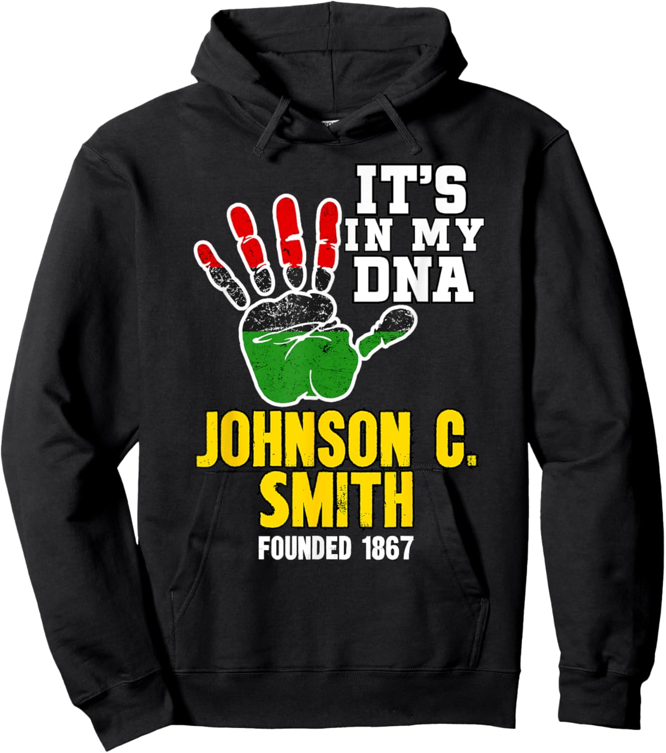 Johnson C. Smith, JCSU, Souvenir HBC Design Hoodie - Hoodie | Black