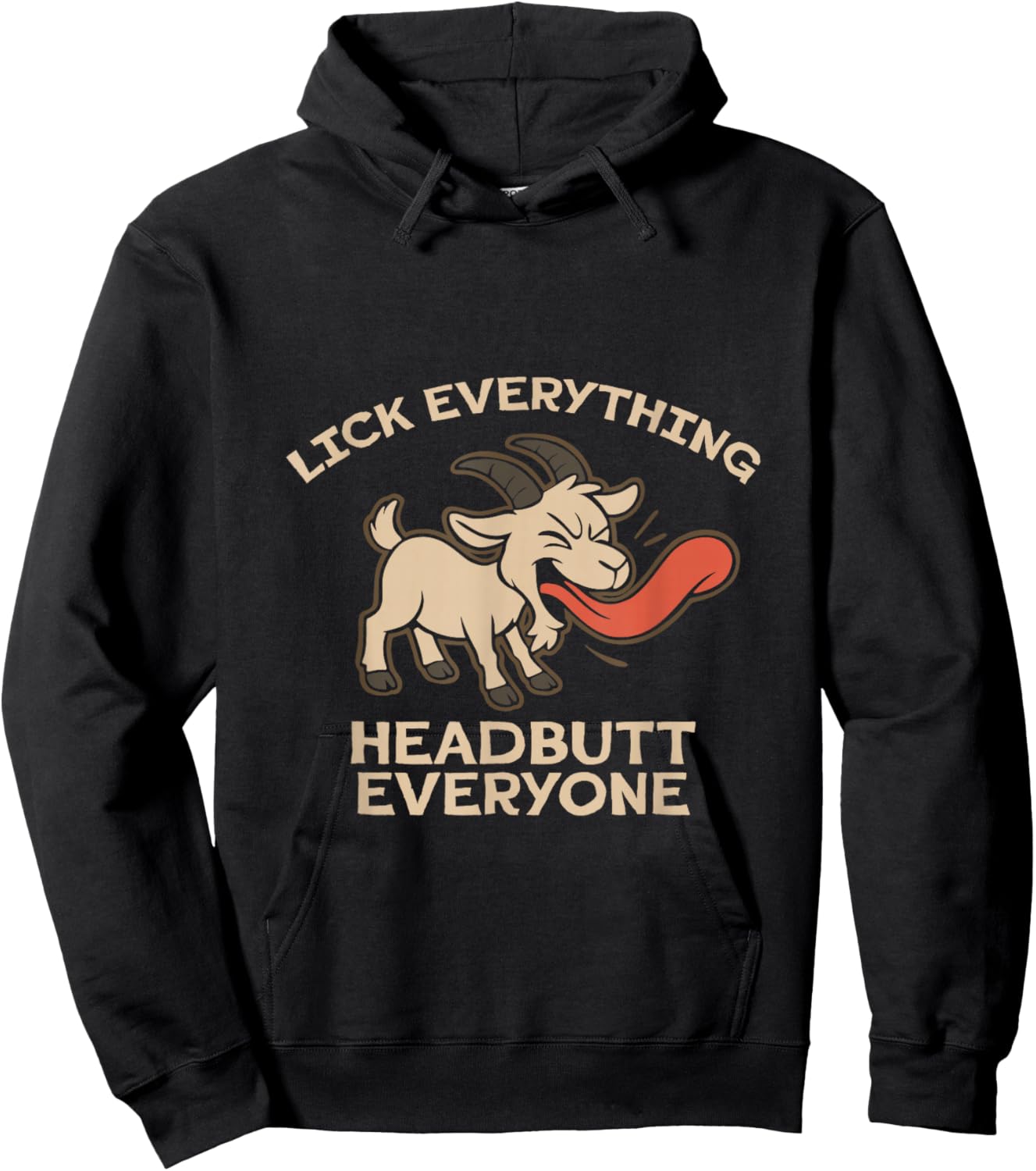 Headbutt Everyone Goat Simulator Hoodie - Hoodie | Black