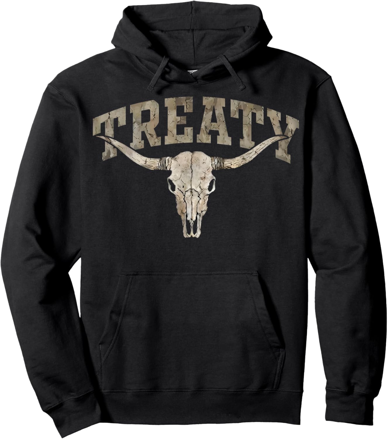 Vintage Treaty Classic 70s 80s 90s Gifts Women Kids Hoodie - Hoodie | Black