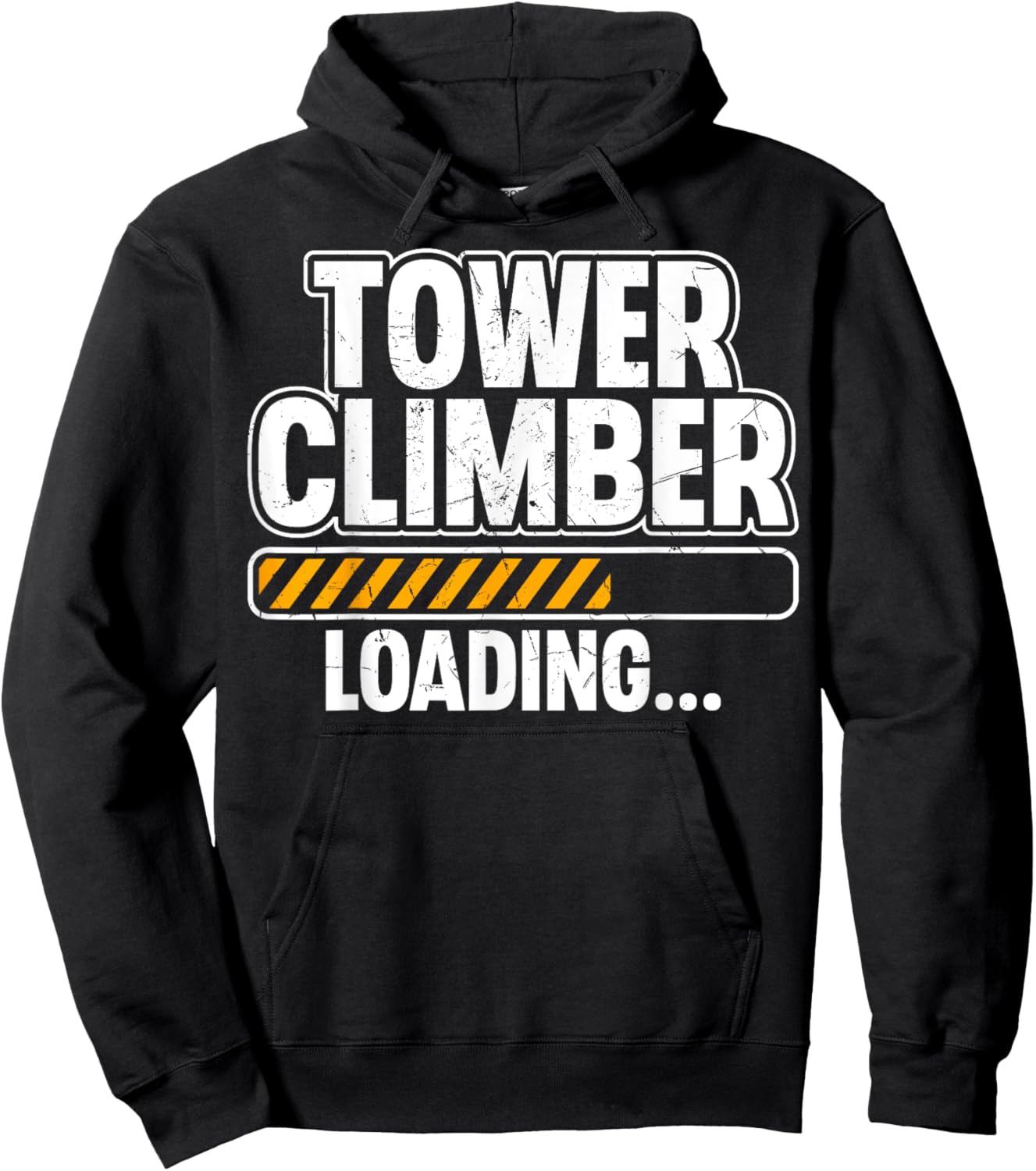 Tower Climber Loading - Future Tower Climber Climbing Gifts Hoodie - Hoodie | Black