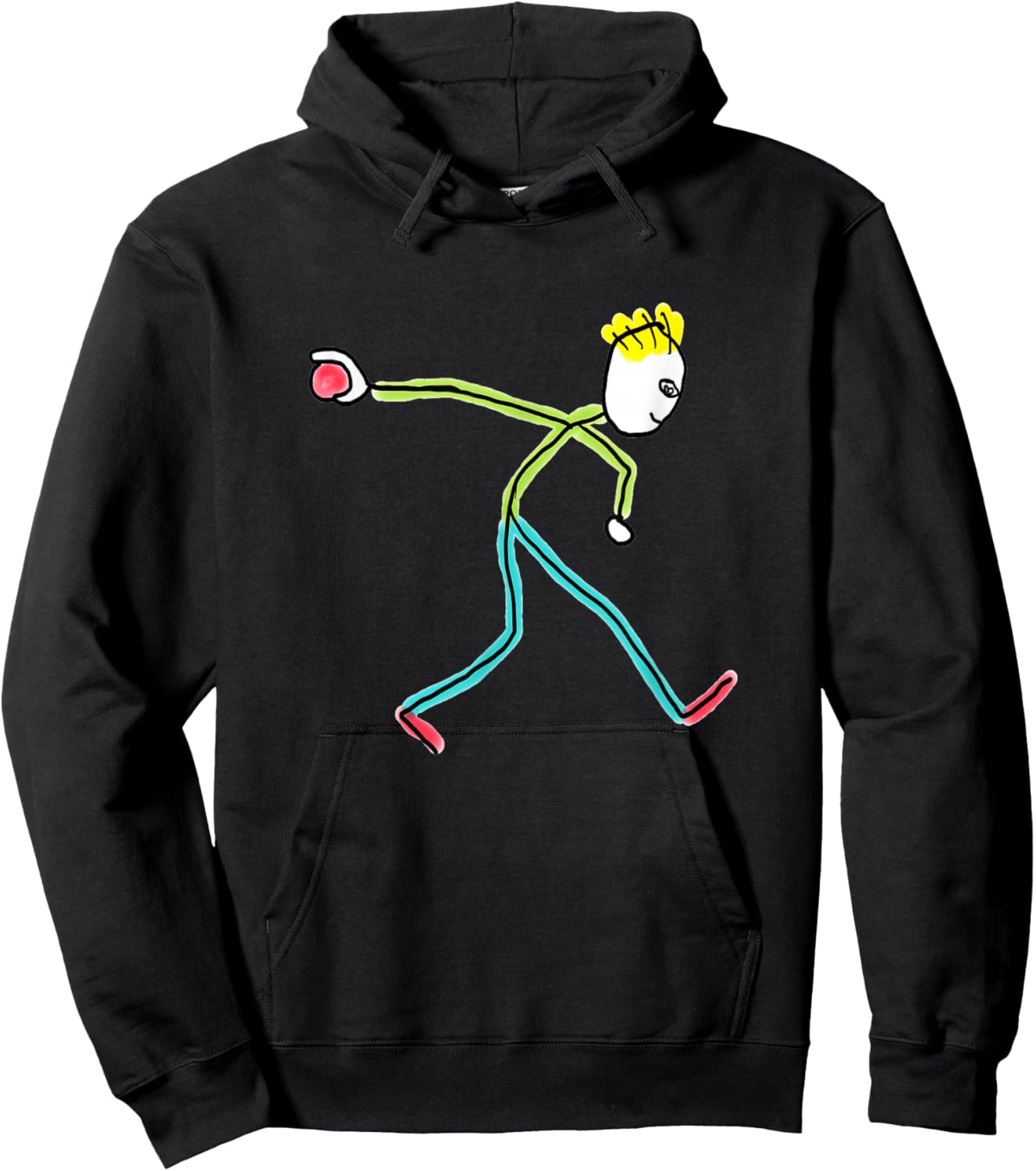 Boule de pétanque Stickman Hoodie - Hoodie | Black