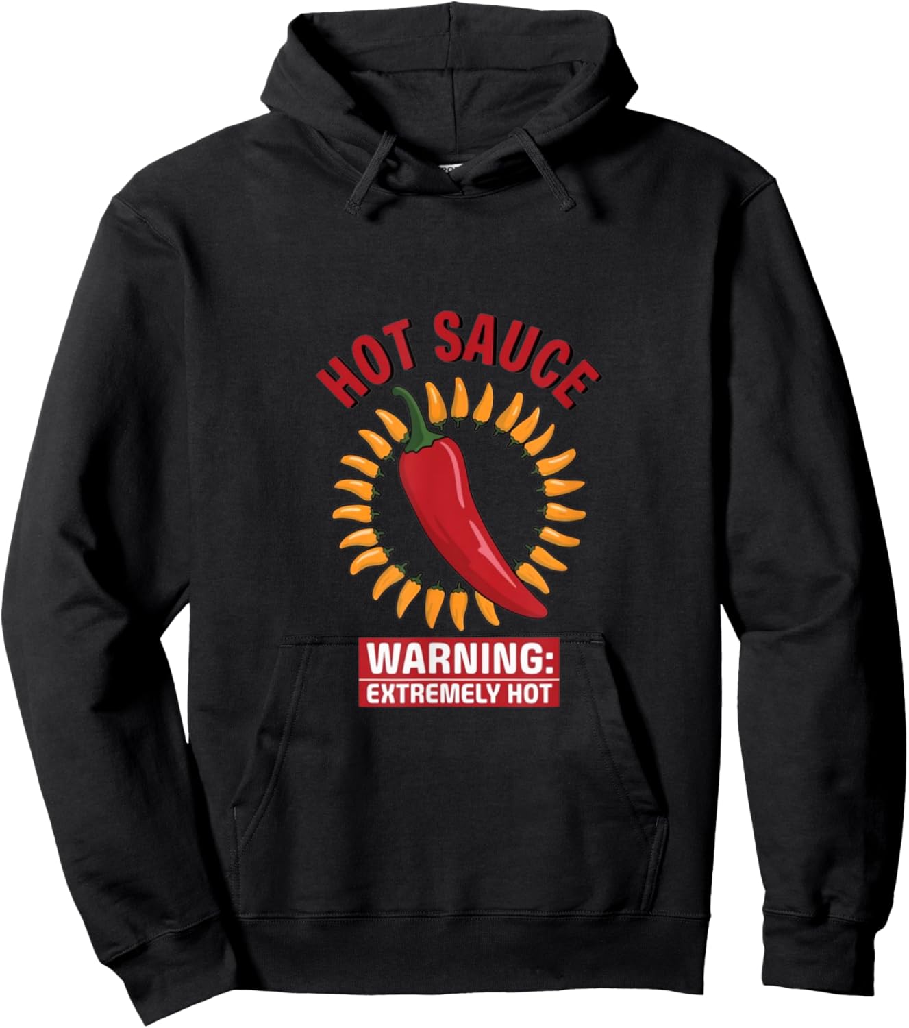 Hot Sauce Packet Group Costume Hoodie - Hoodie | Black