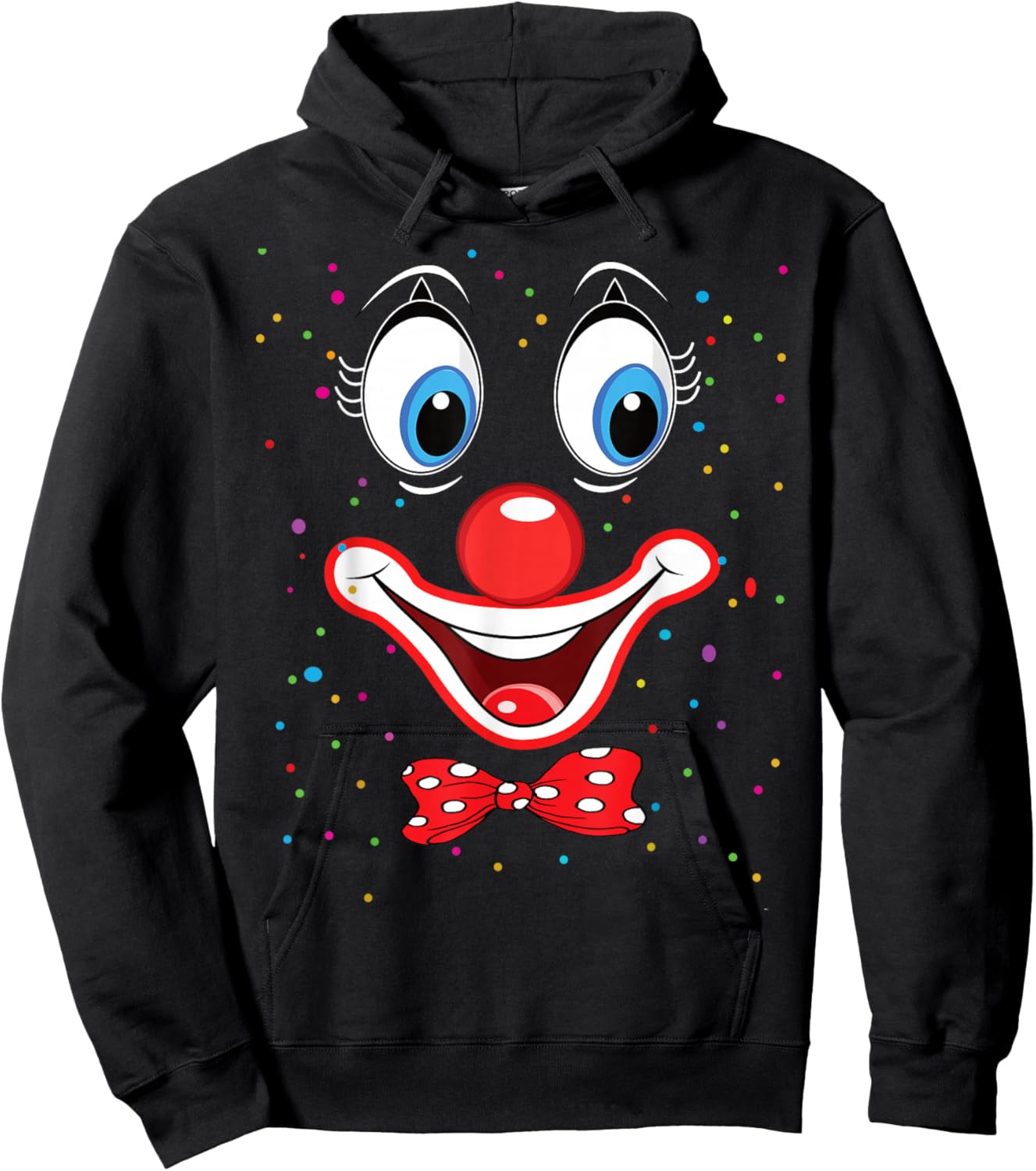 Funny Clown Costumes for Children Carnival Costume Fancy Dress Hoodie - Hoodie | Black