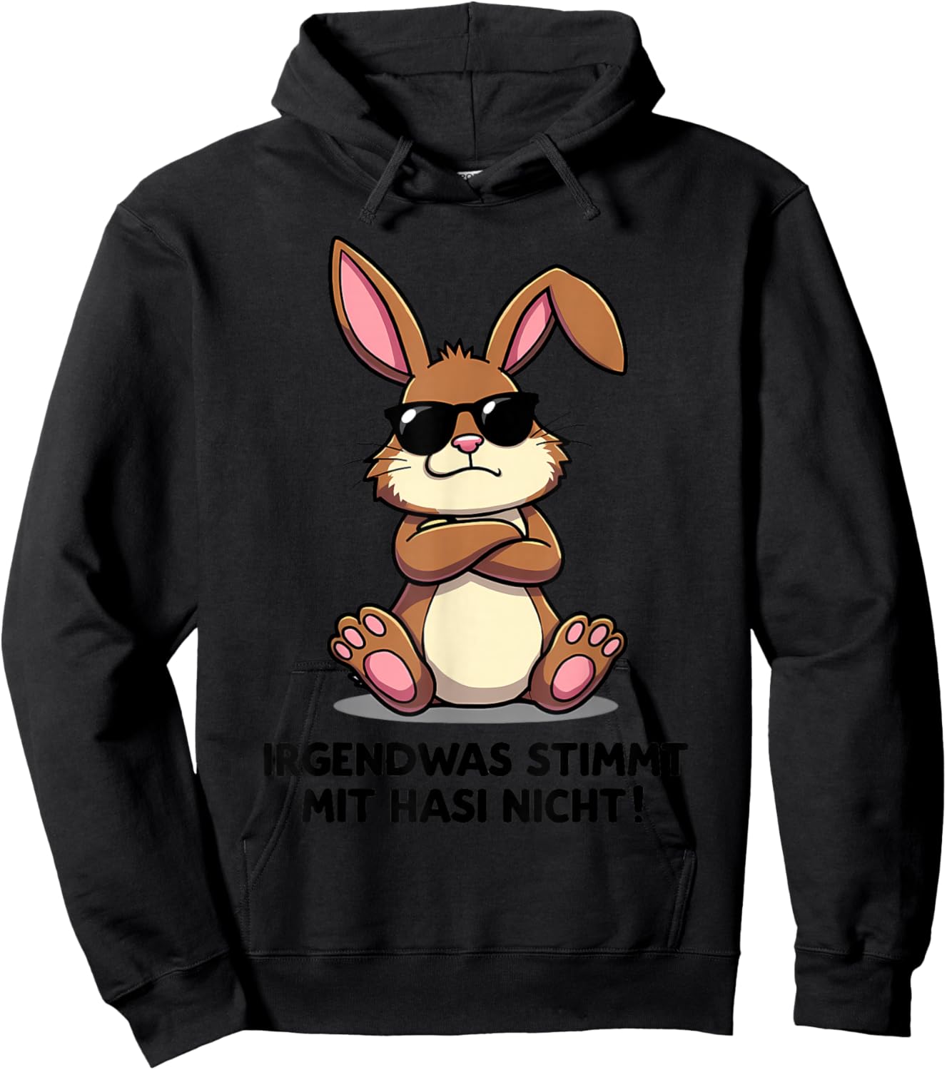 T-Shirt Hoodie - Hoodie | Black