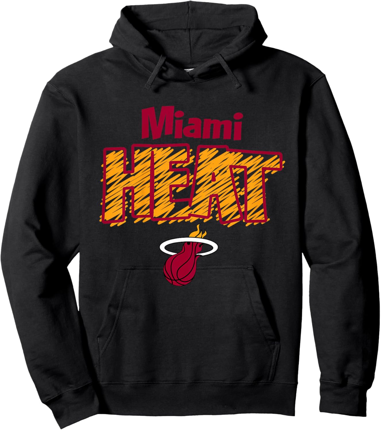 Enfant NBA - Miami Heat Team Scribble Jeunesse Hoodie - Hoodie | Black