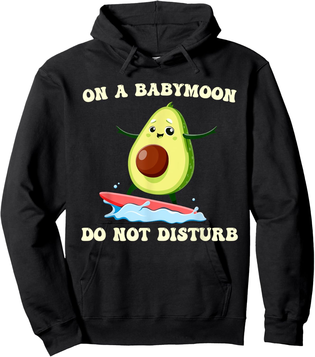 Future Mommy ON A BABYMOON DON'T DISTURB Soon Mom Hoodie - Hoodie | Black