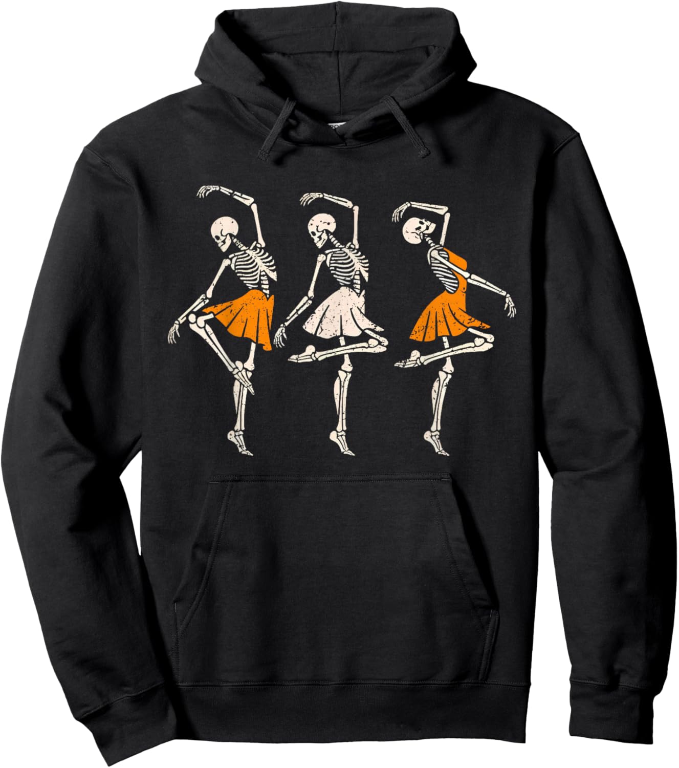 Spooky Skeleton ballet dance dress tutu For and girls Hoodie - Hoodie | Black