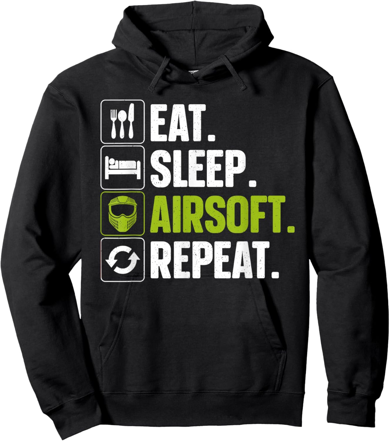 Funny Airsoft Design Women Airsoft Player Airsoft Hoodie - Hoodie | Black