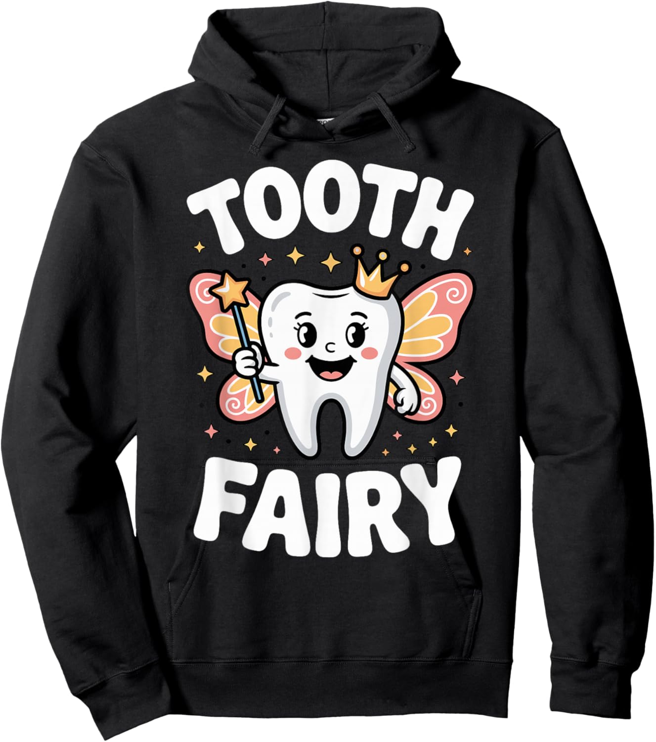 Funny Dentist Easy Costume Halloween Tooth Fairy Hoodie - Hoodie | Black