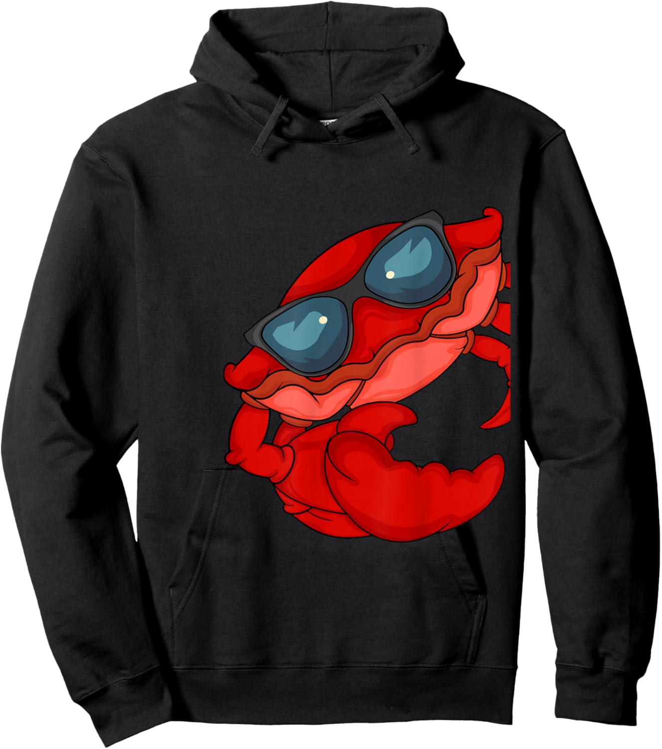 Crab Lover Kids Cute Crabs Underwater Ocean Crab Hoodie - Hoodie | Black