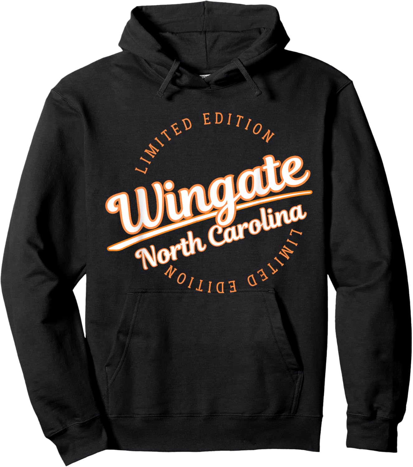Retro Athletic Wingate NC Apparel Hoodie - Hoodie | Black