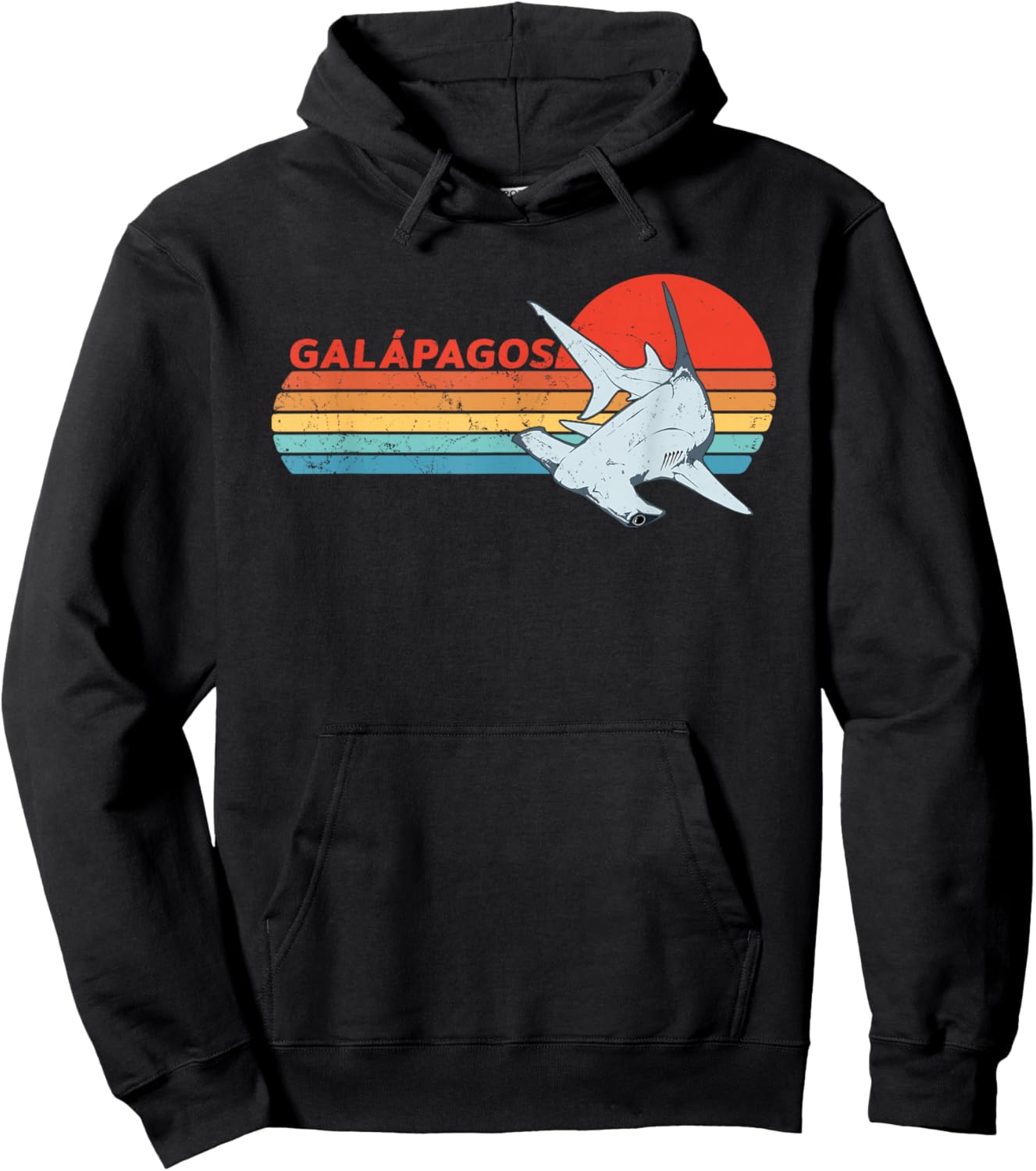 Hammerhead Shark Galapagos Islands Ecuador Hoodie - Hoodie | Black
