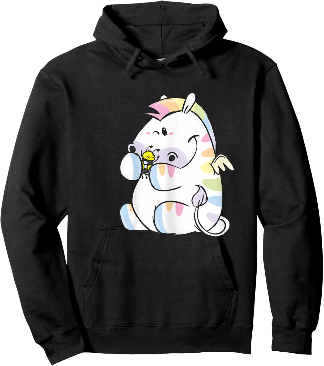 Pummeleinhorn - Follow Your Dreams Love Fun Hoodie - Hoodie | Black