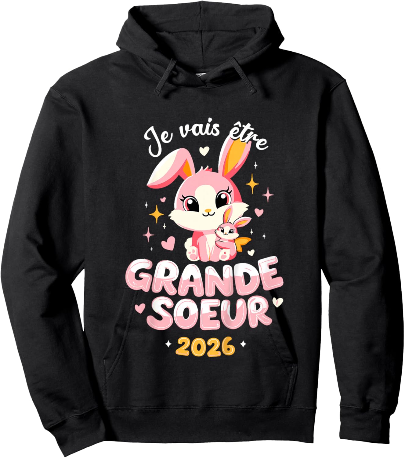 Child Future Big Sister 2026 I Will Be Big Sister 2026 Hoodie - Hoodie | Black