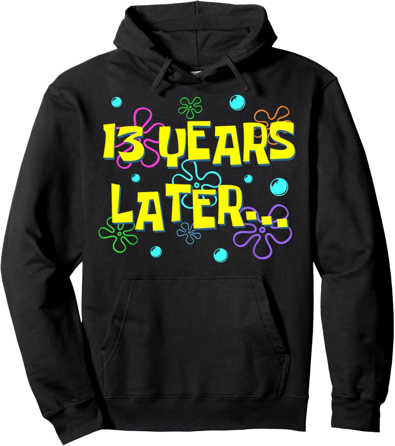 Bruh Thirteen 13 Years Later 13th Birthday Party Funny Meme Hoodie - Hoodie | Black