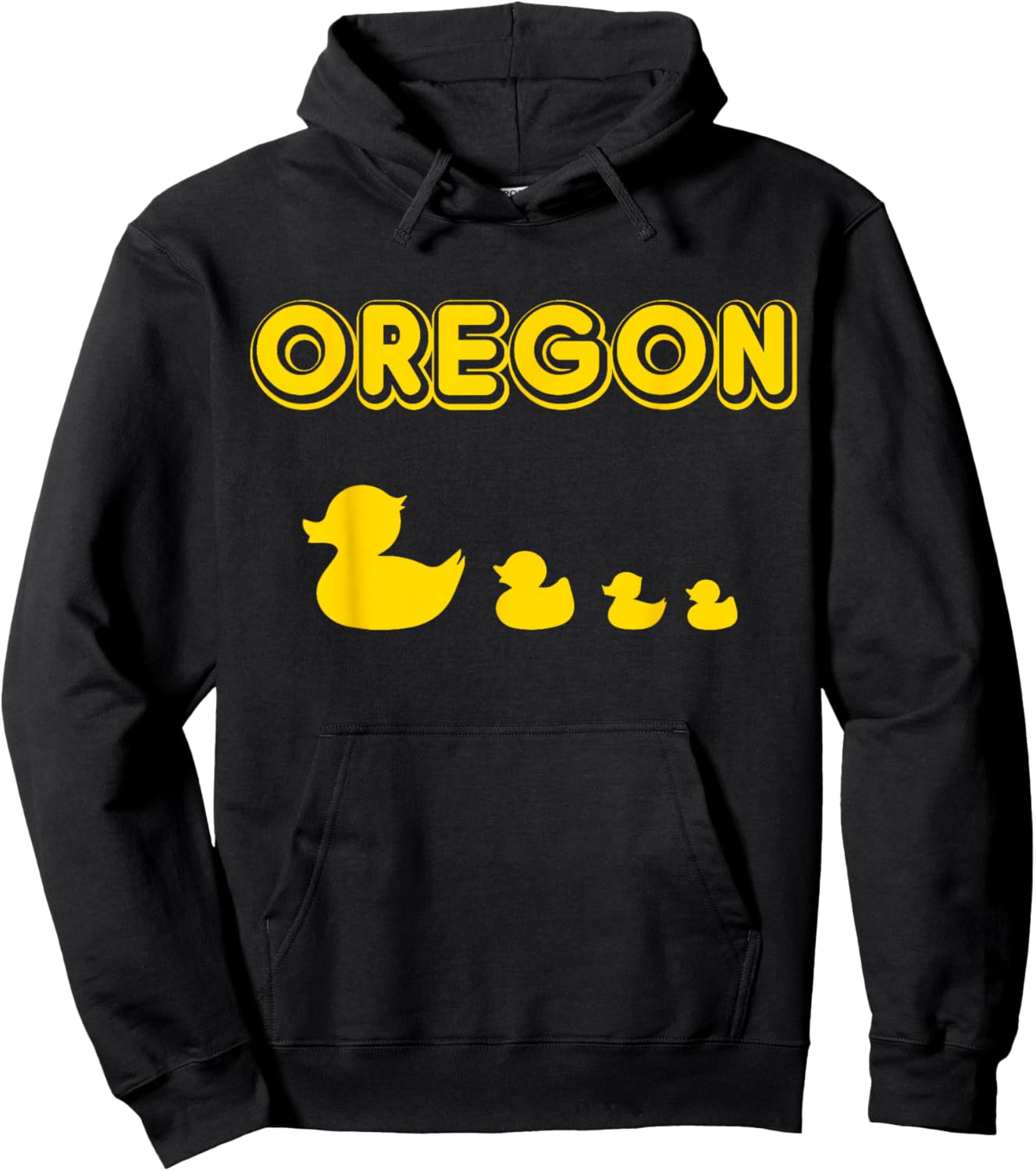 Oregon Duck Family Hoodie - Hoodie | Black