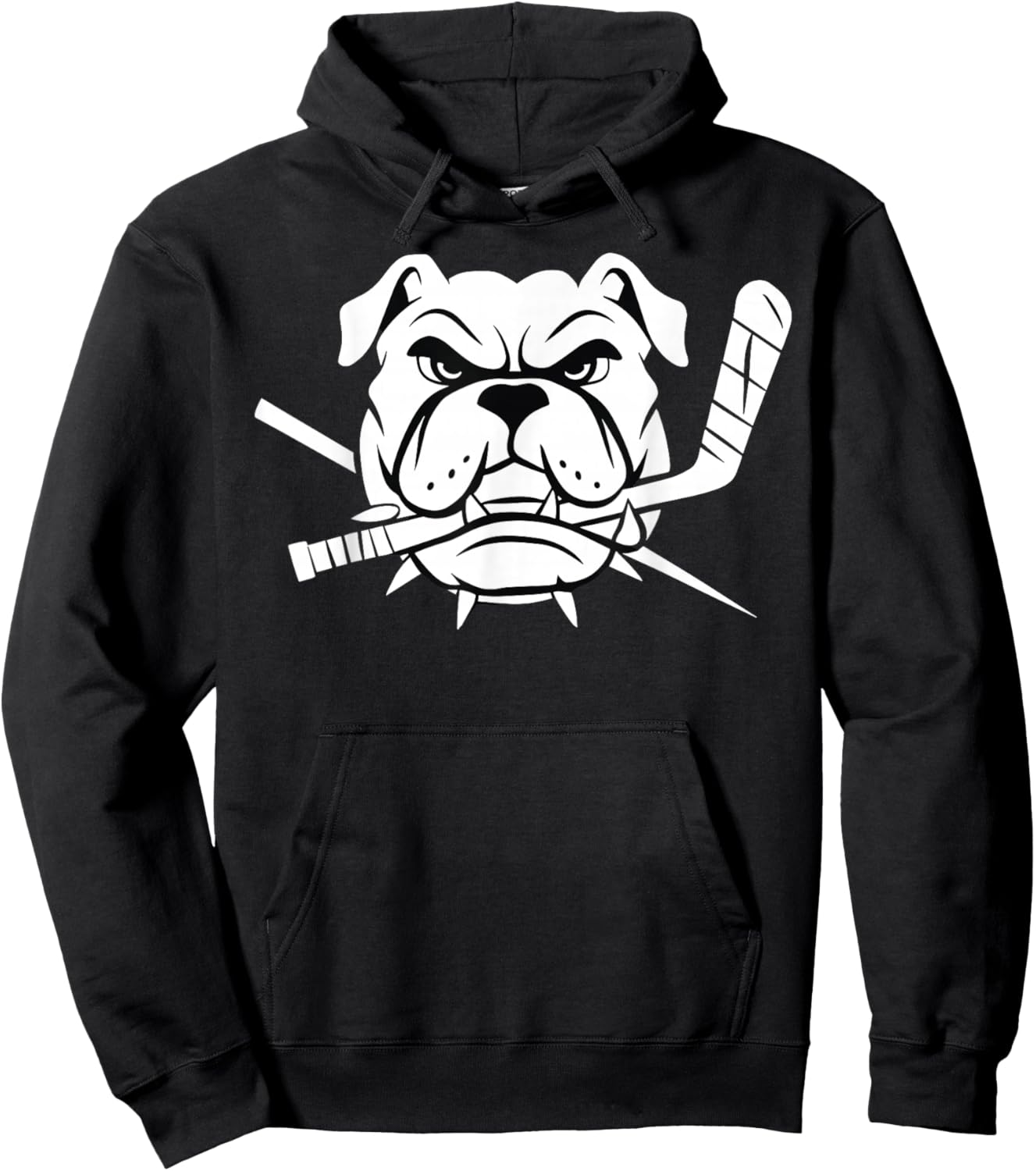 Funny Bulldog Property of Sudbury Bulldogs Pet Dog Hoodie - Hoodie | Black