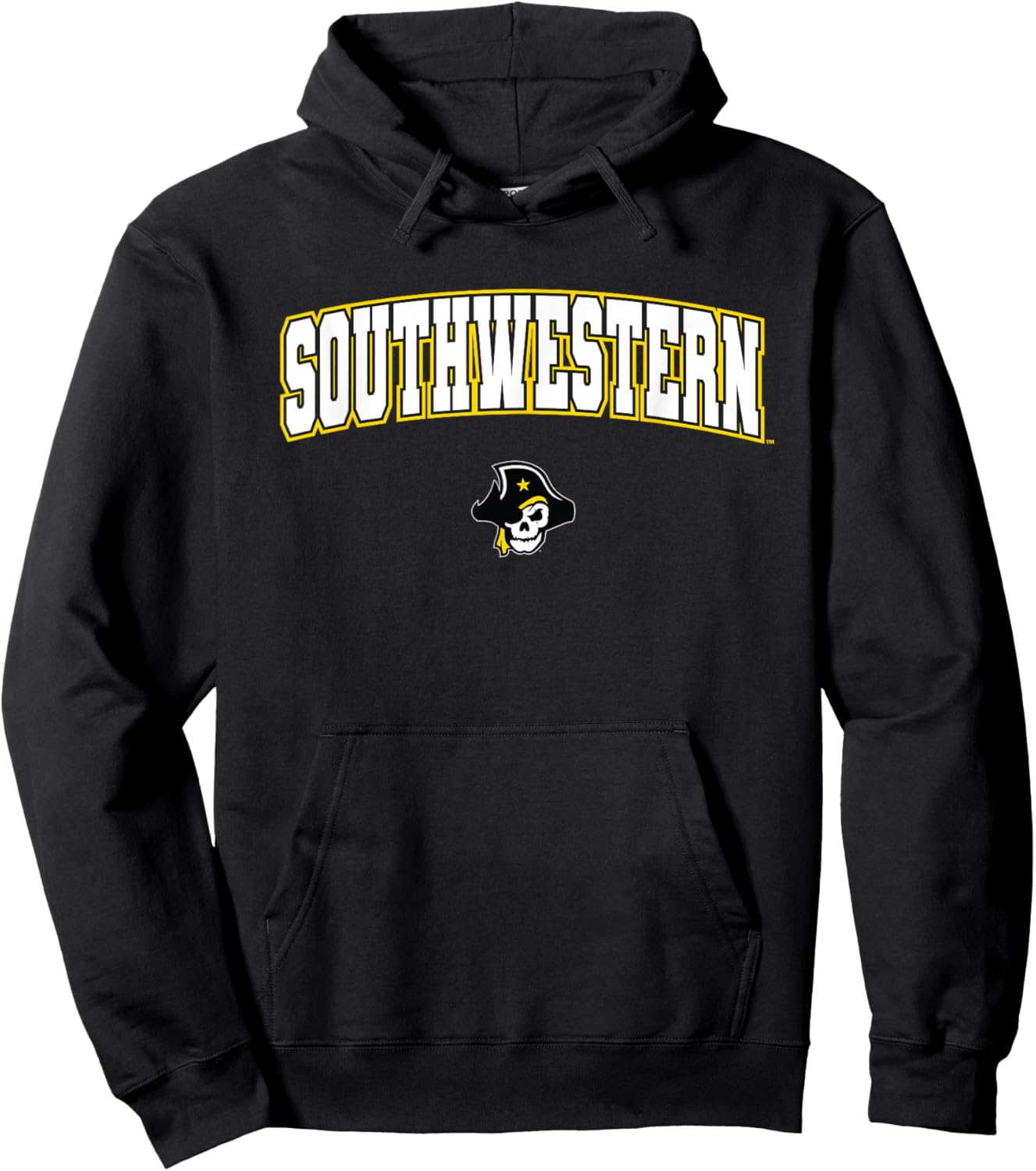 Southwestern University Pirates Arch Logo Hoodie - Hoodie | Black