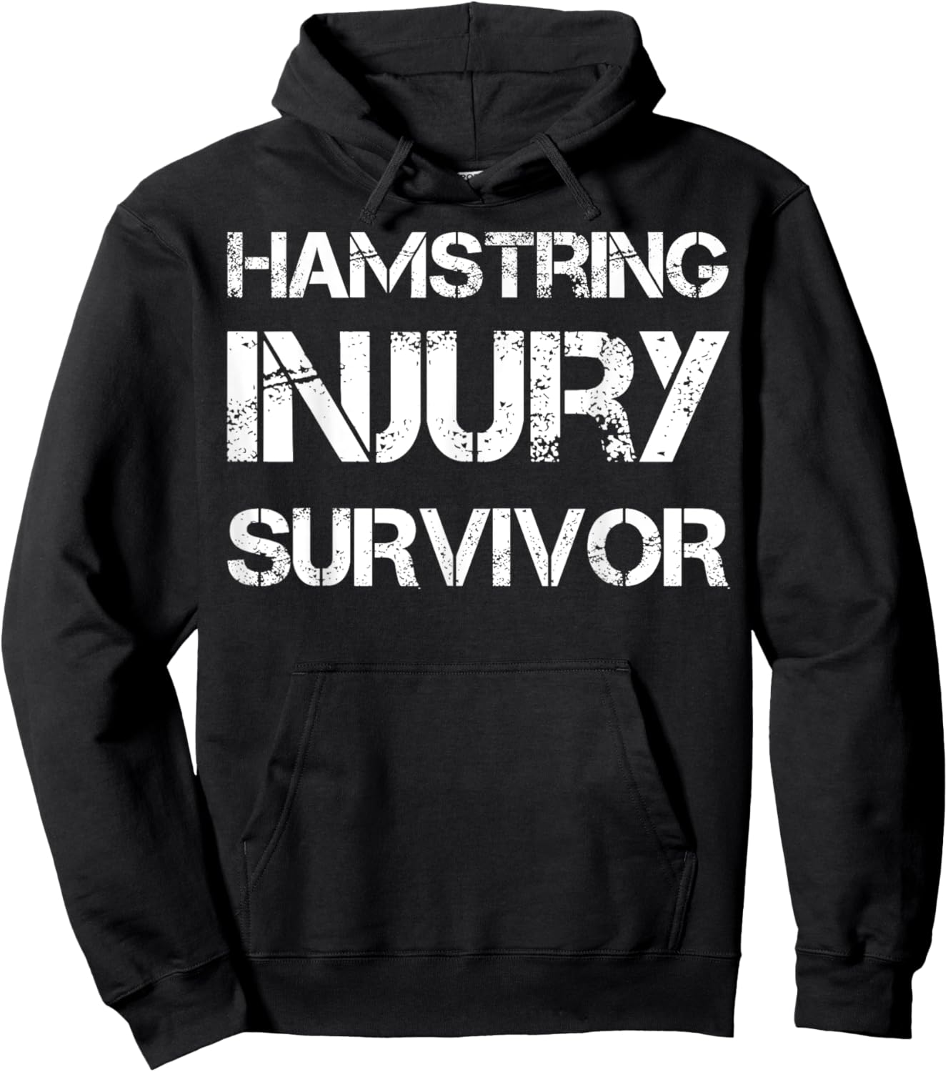 Hamstring Injury Survivor Hoodie - Hoodie | Black