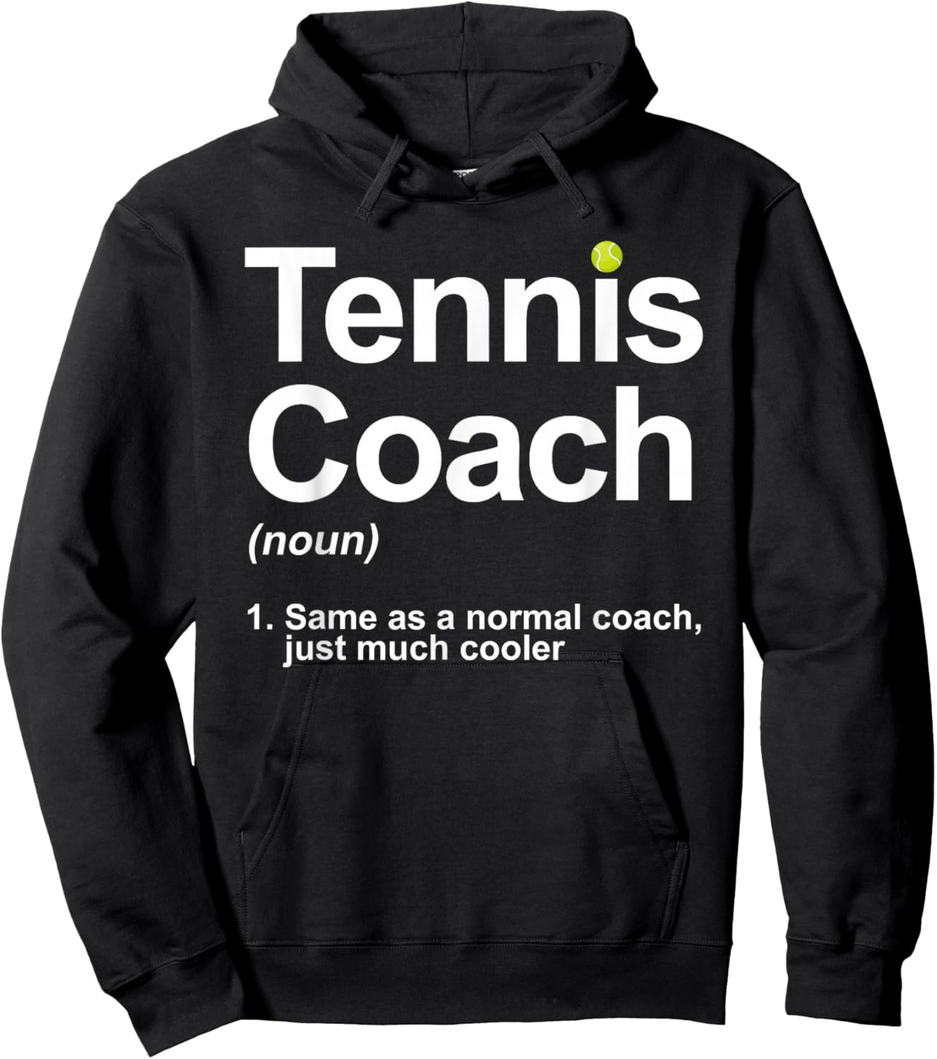 Tennis Coach Design Women Tennis Lover Tennis Coach Hoodie - Hoodie | Black