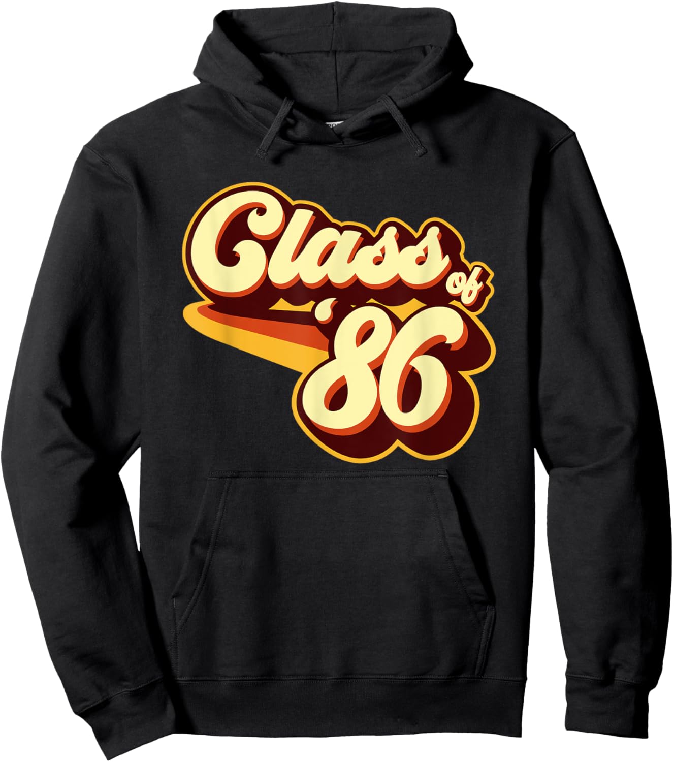 Class of 86 Reunion Retro 1986 Hoodie - Hoodie | Black