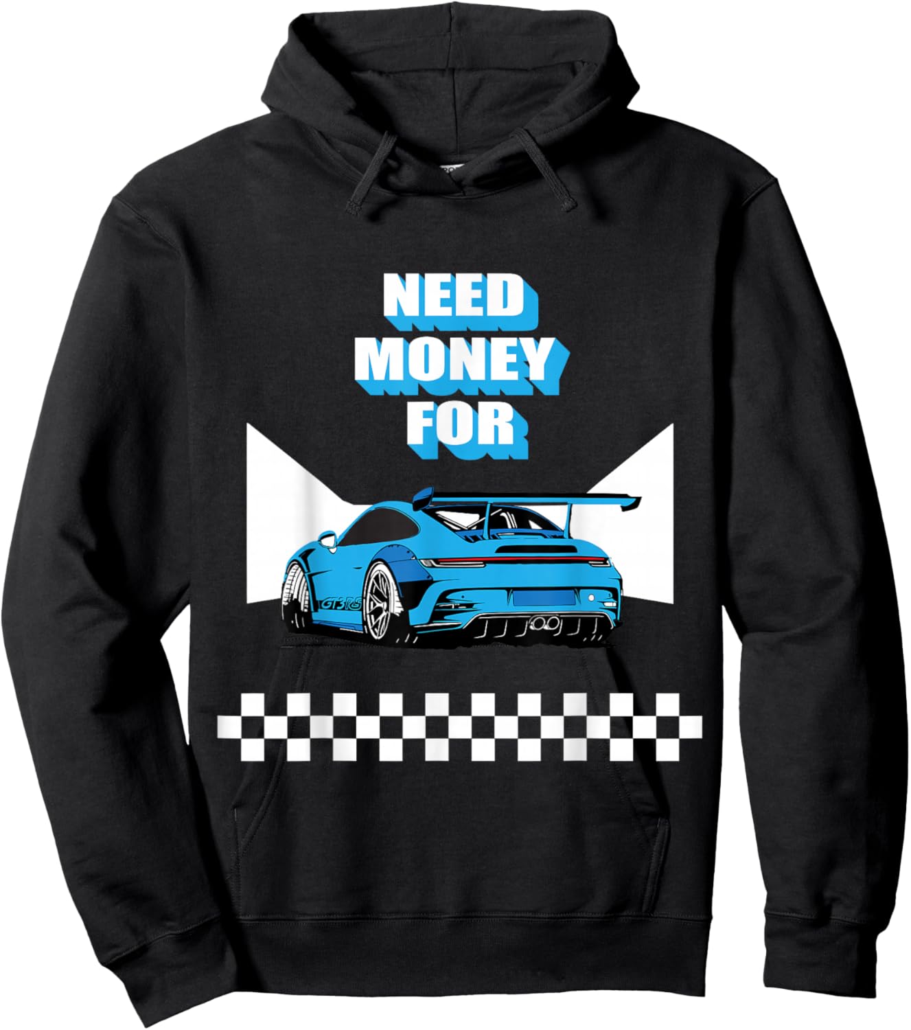 Voiture de Course d'ingénierie 911 GT3 RS SE DRIFTCAR Hoodie - Hoodie | Black